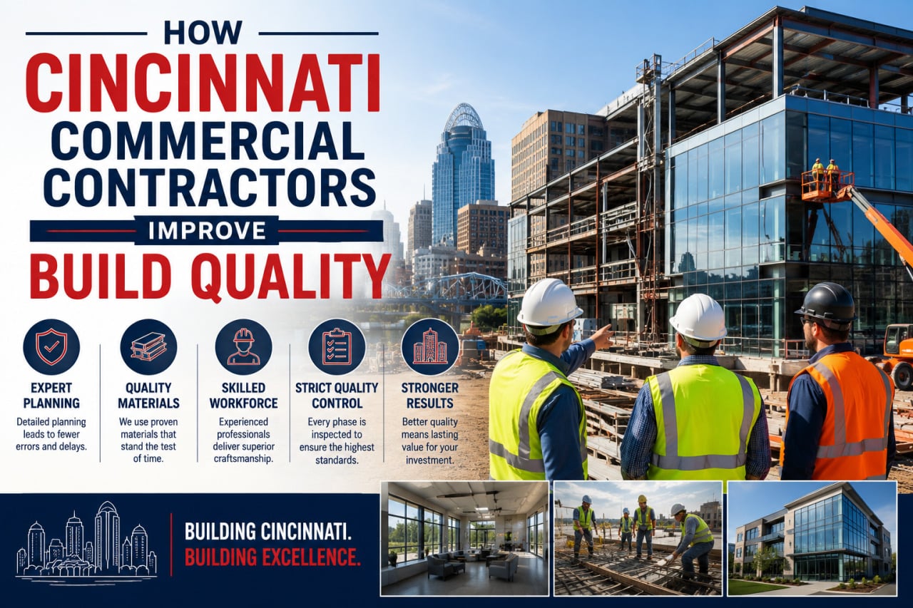 How Cincinnati Commercial Contractors Improve Build Quality